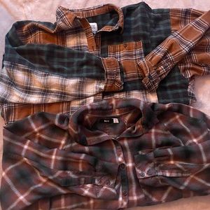 TWO Urban Outfitters Flannels